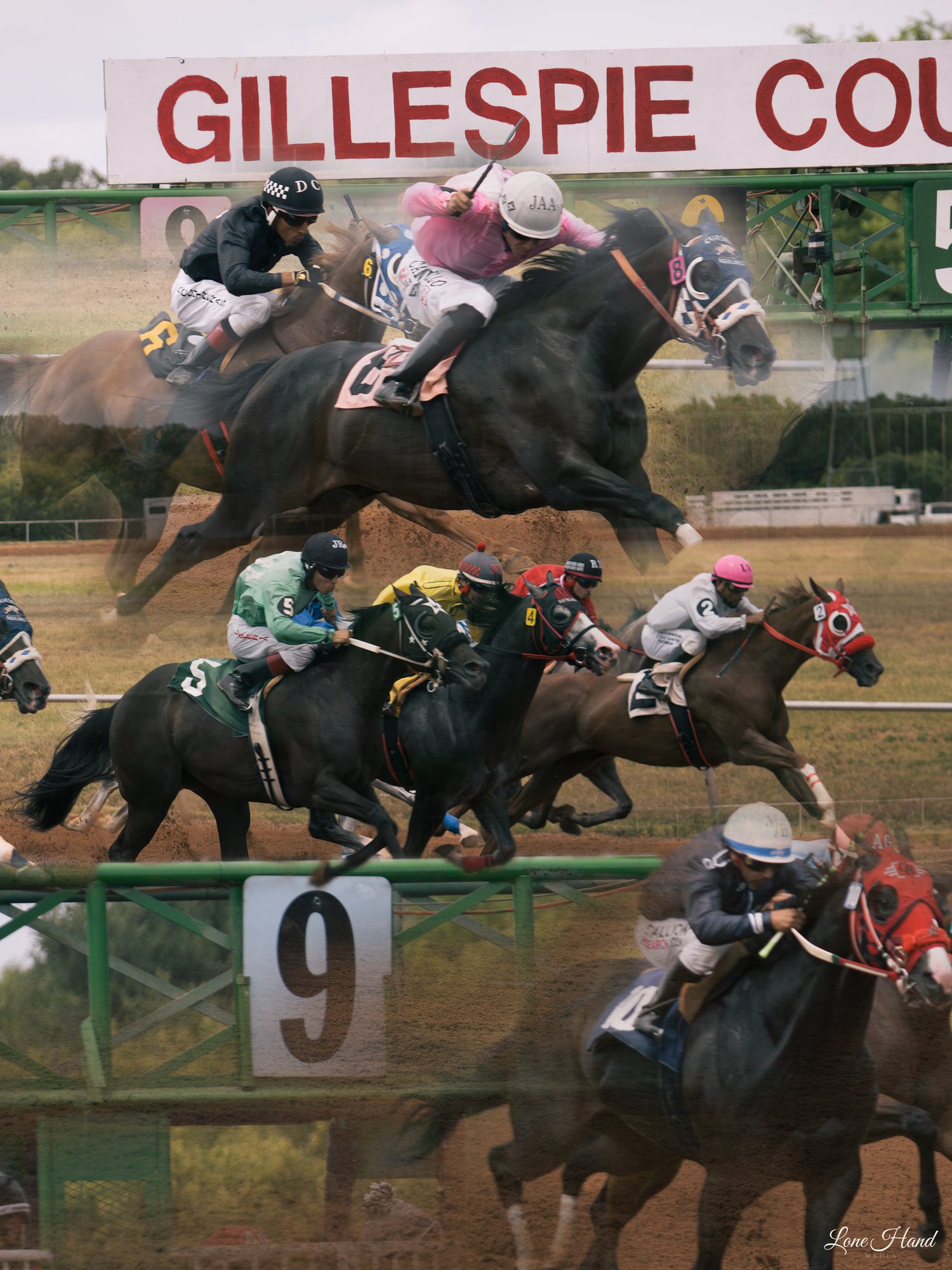 Gillespie County Fair Races — The Field in Motion
