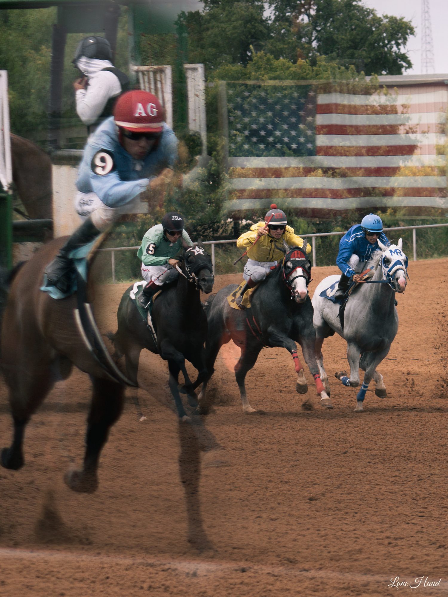 Gillespie County Fair Races — Into the Turn